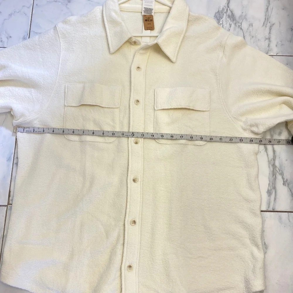 NWT Victoria's Secret Reverse Fleece Shacket Shirt Women's Size: XL